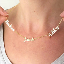 Load image into Gallery viewer, Personalised Multiple Names Custom Necklace
