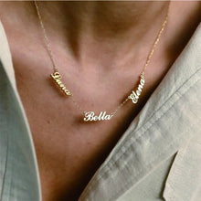 Load image into Gallery viewer, Personalised Multiple Names Custom Necklace
